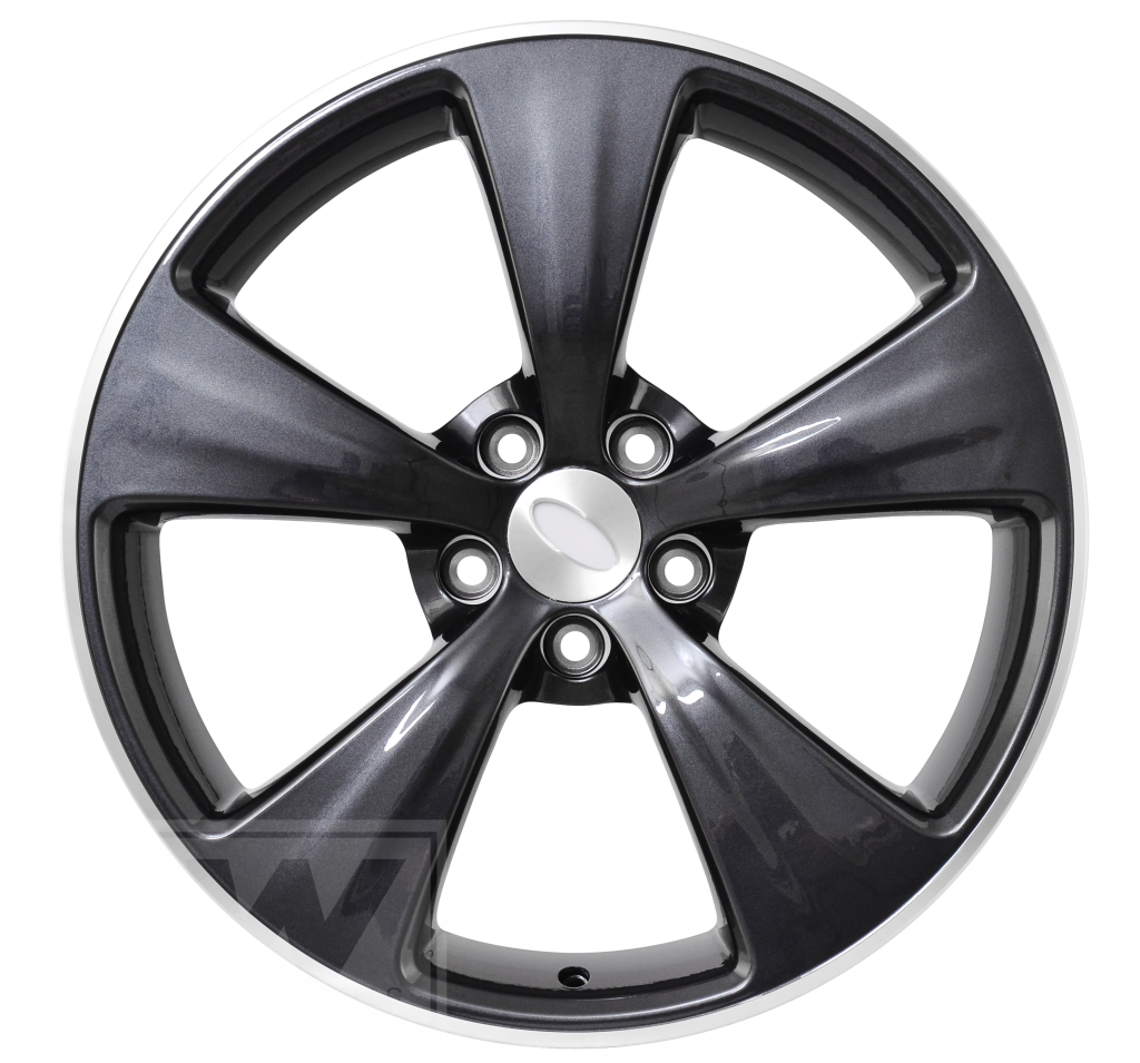 F6 Typhoon BF 19 inch Dark Argent REPLICA Wheels 19x8.0 +36