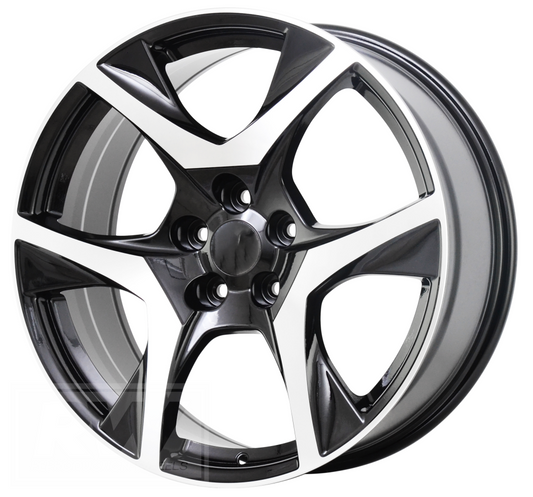 GEN-F2 Clubsport R8 20 inch Black Machined REPLICA Wheels