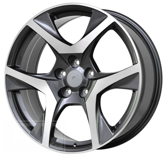 GEN-F2 Clubsport R8 20 inch Grey Machined REPLICA Wheels