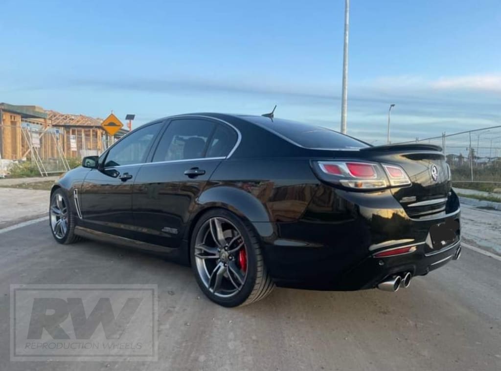 GEN-F2 SV Rapier 20 inch Dark Stainless VE VF REPLICA Wheel and Tyre Packages Alloy Wheels