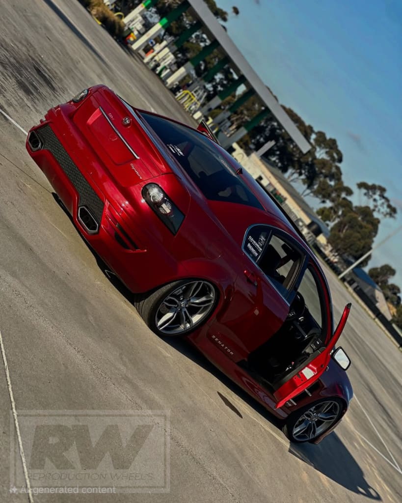 GEN-F2 SV Rapier 20 inch Dark Stainless VE VF REPLICA Wheel and Tyre Packages Alloy Wheels