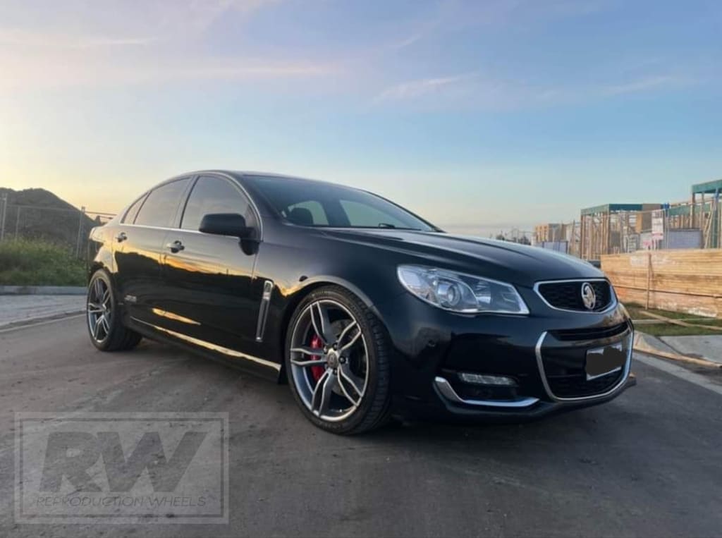 GEN-F2 SV Rapier 20 inch Dark Stainless VE VF REPLICA Wheel and Tyre Packages Alloy Wheels