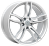 GEN-F2 SV Rapier 20 inch Satin Silver REPLICA Wheels