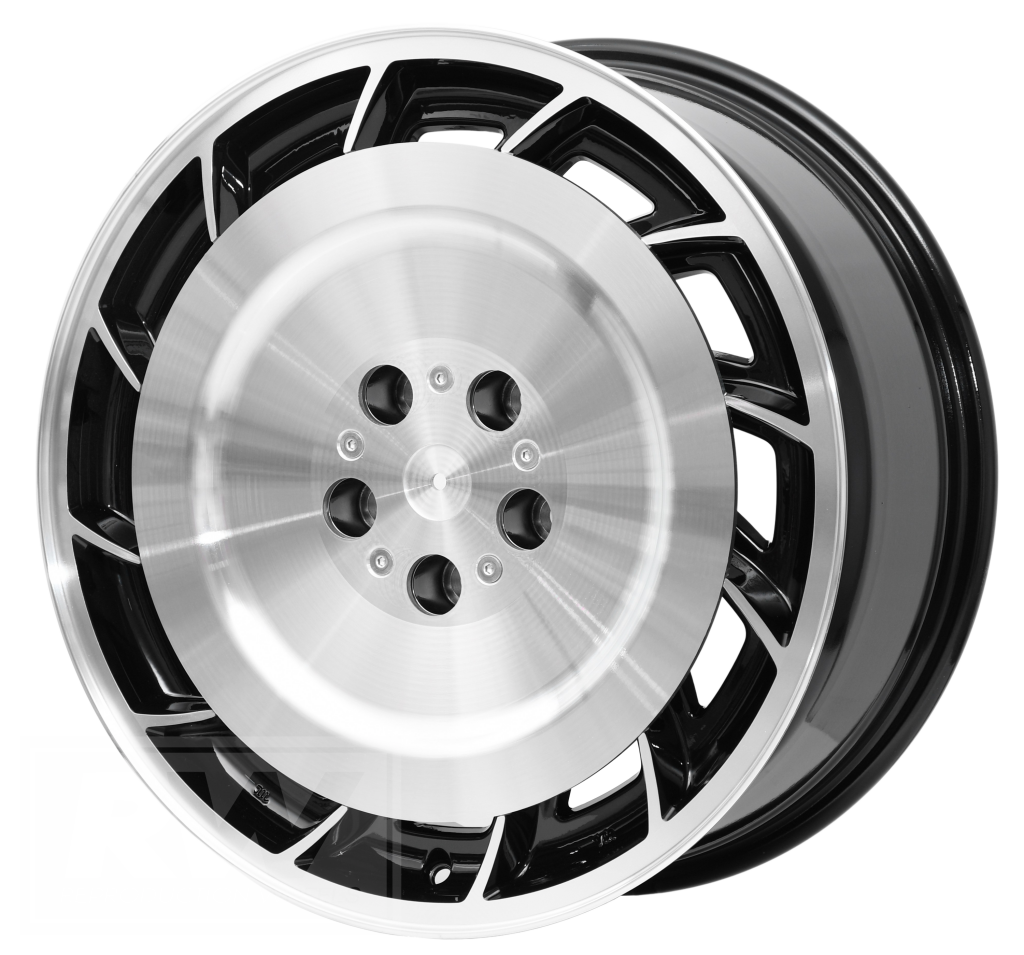 VK VE Group A AERO 19 inch Black Machined REPLICA Directional Wheels Alloy Wheels