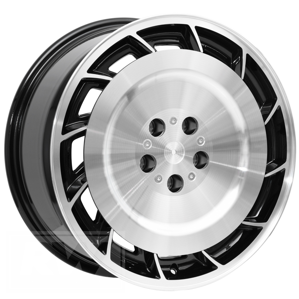 VK VE Group A AERO 19 inch Black Machined REPLICA Directional Wheels (PRE-VE) Alloy Wheels