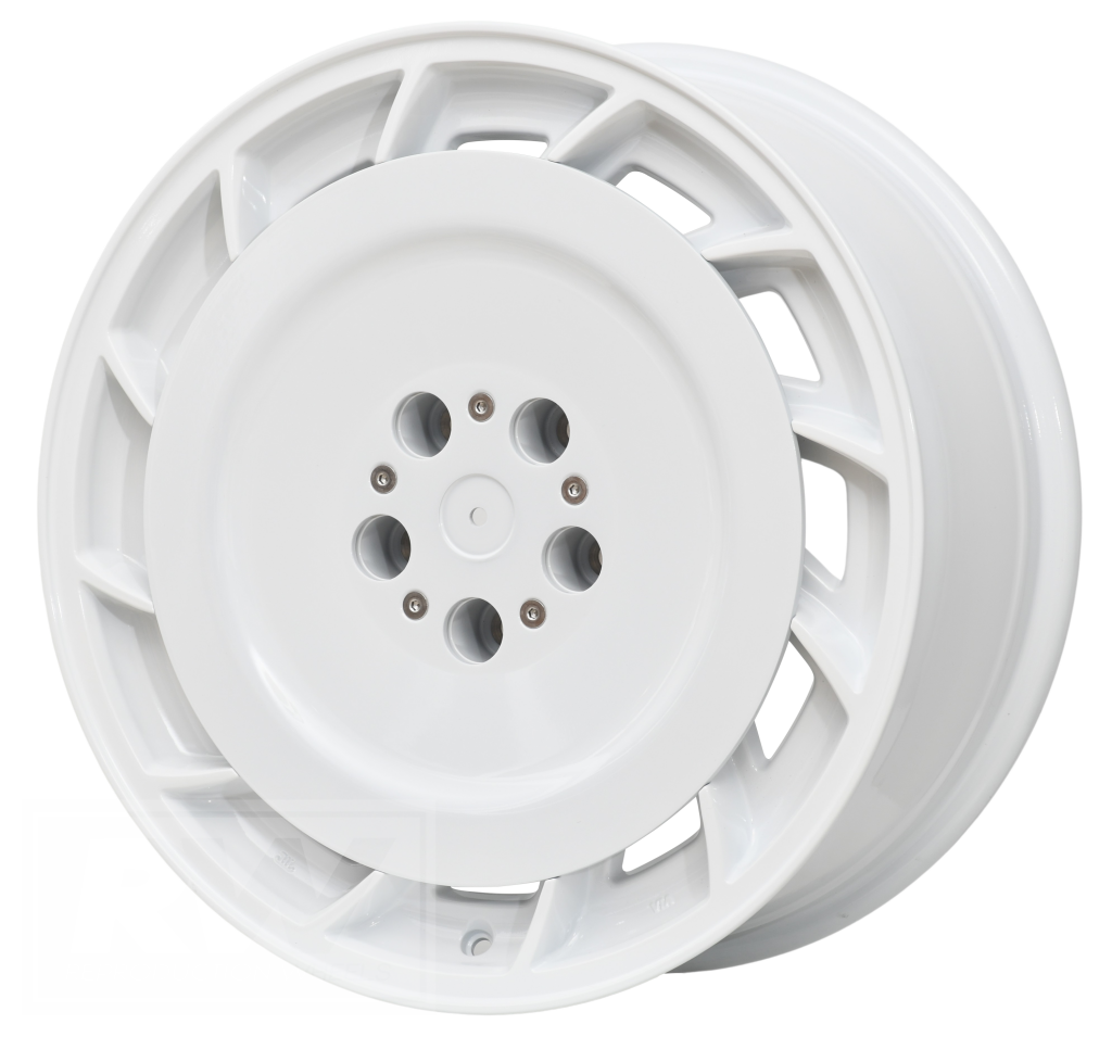 VK VE Group A AERO 19 inch White REPLICA Directional Wheels Alloy Wheels