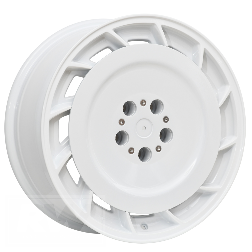 VK VE Group A AERO 19 inch White REPLICA Directional Wheels Alloy Wheels