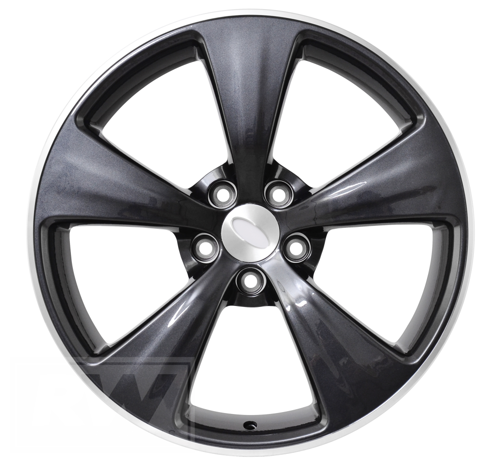 F6 Typhoon BF 19 inch Dark Argent REPLICA Wheels 19x8.0 +36