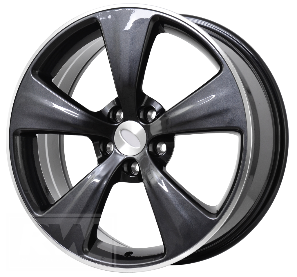 F6 Typhoon BF 19 inch Dark Argent REPLICA Wheels 19x8.0 +36