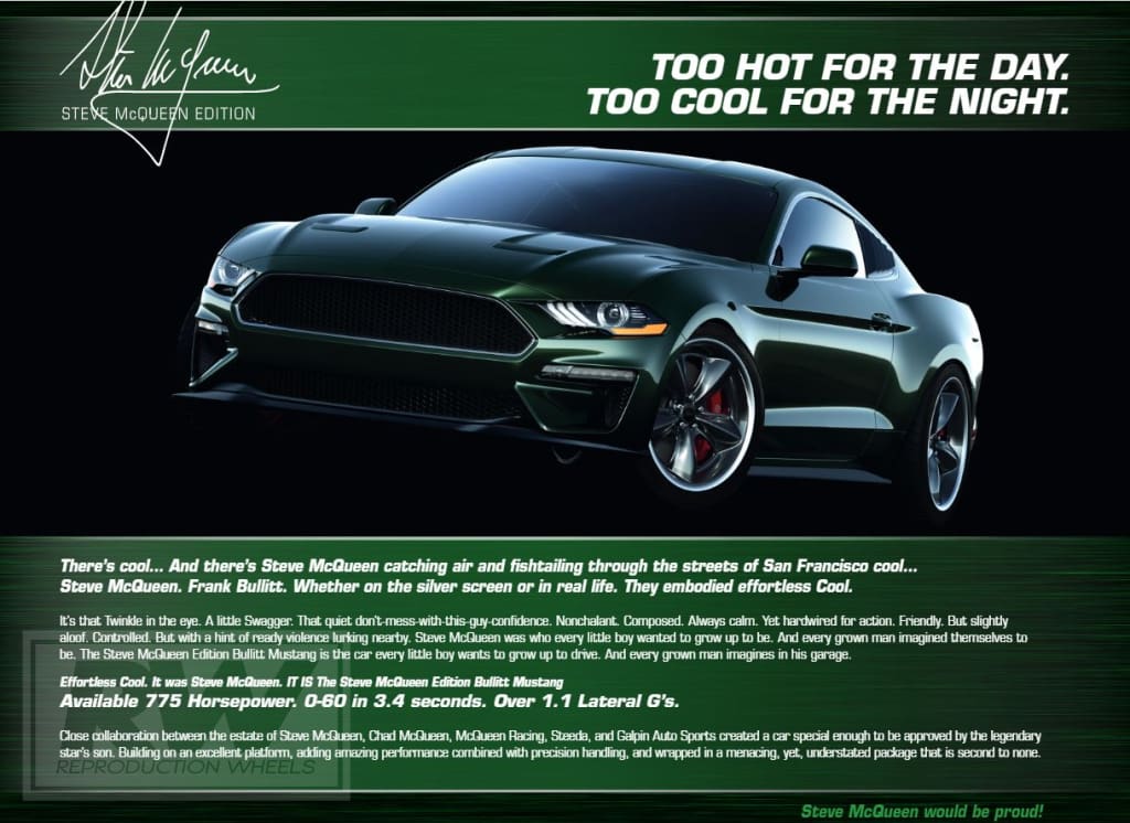 [FORGED] Ford Mustang Bullitt Steve Mcqueen Edition 20 inch