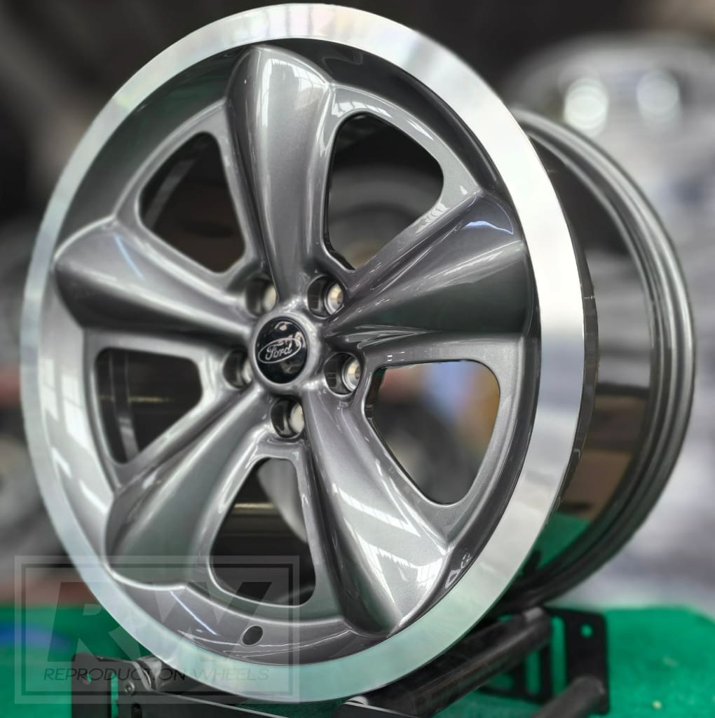 [FORGED] Ford Mustang Bullitt Steve Mcqueen Edition 20 inch Graphite Machined REPLICA Wheel Forged Wheels