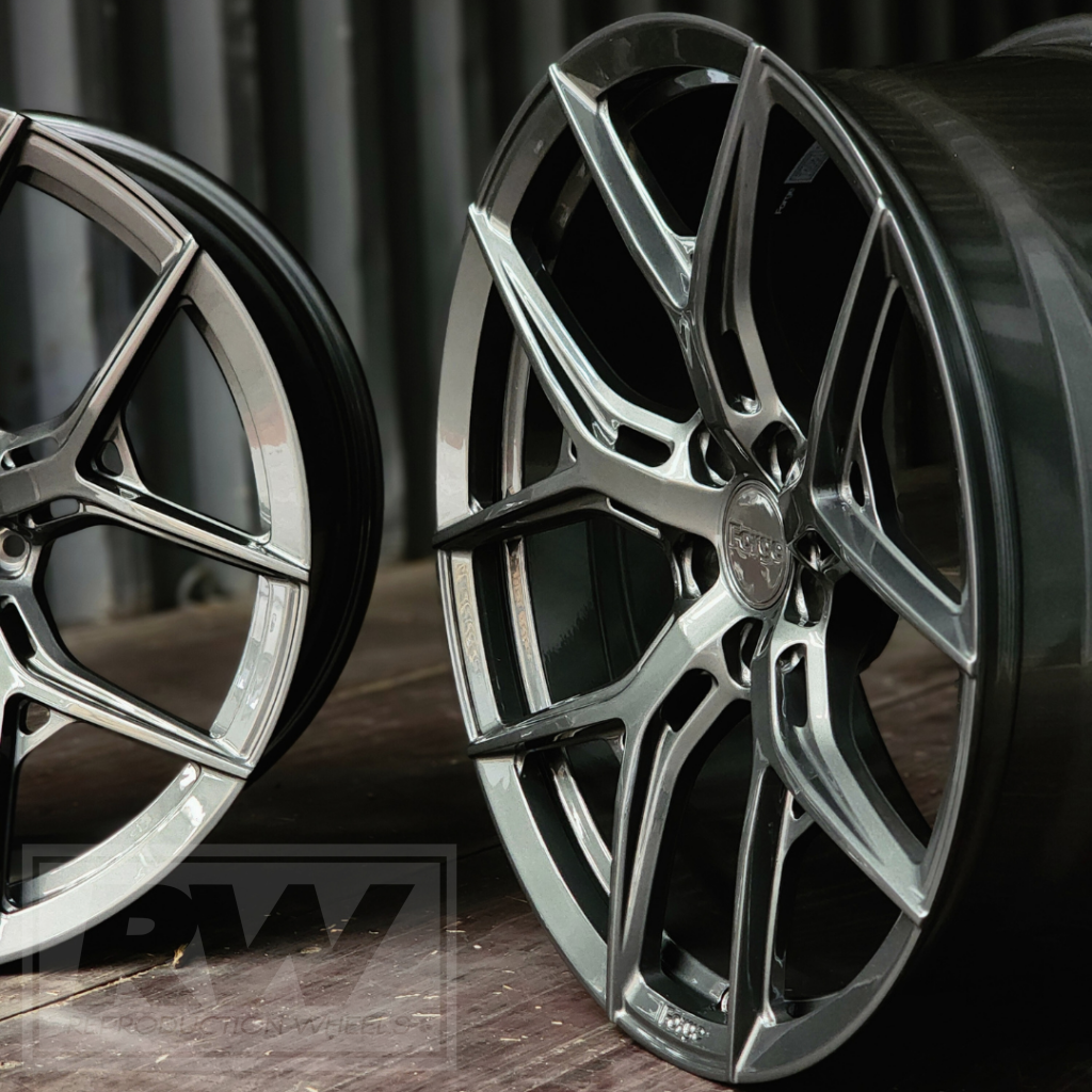 [FORGED] Nissan Skyline R35 GTR 20 inch Titanium Grey HF5 Style Wheel