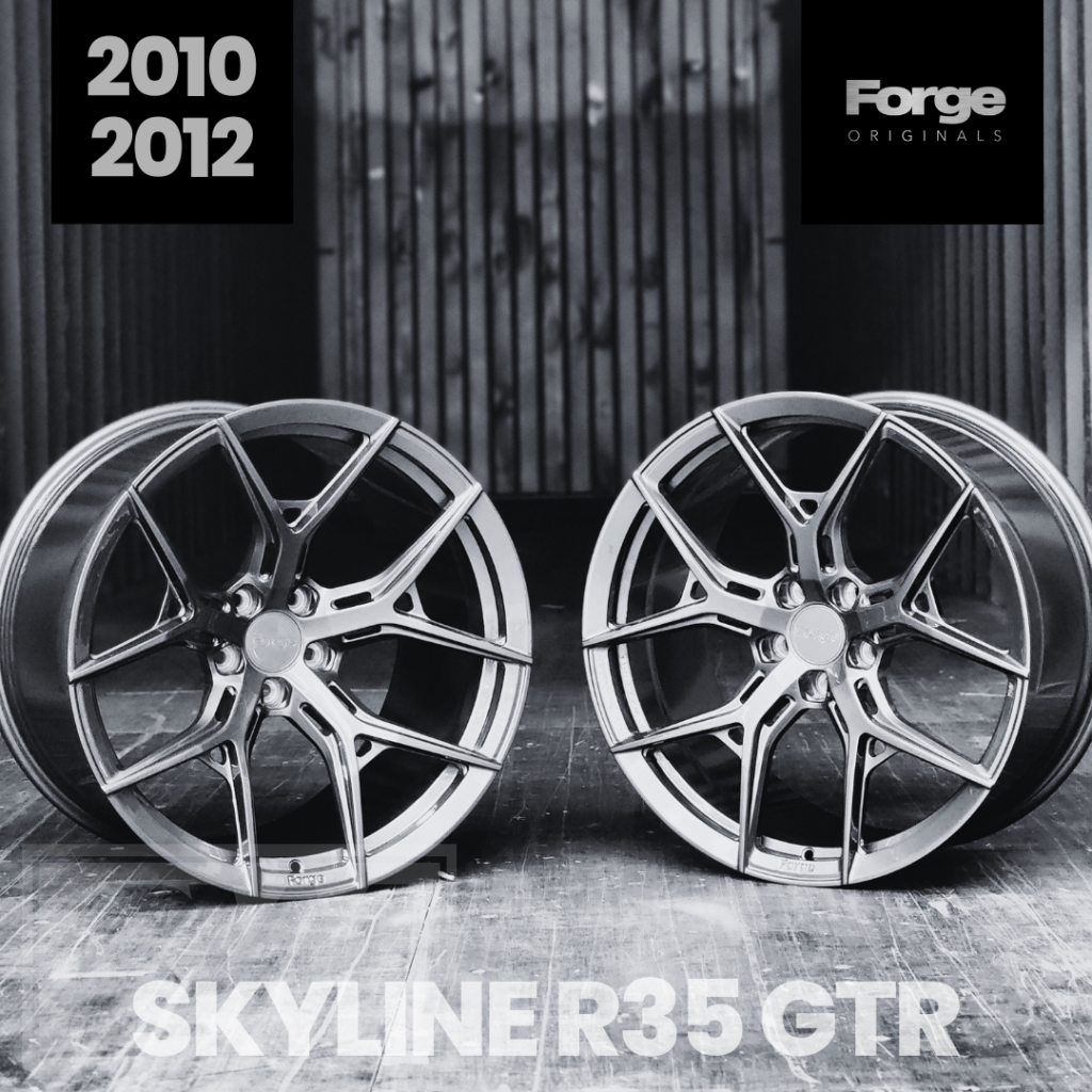 [FORGED] Nissan Skyline R35 GTR 20 inch Titanium Grey HF5 Style Wheel