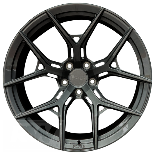 [FORGED] Nissan Skyline R35 GTR 20 inch Titanium Grey HF5 Style Wheel