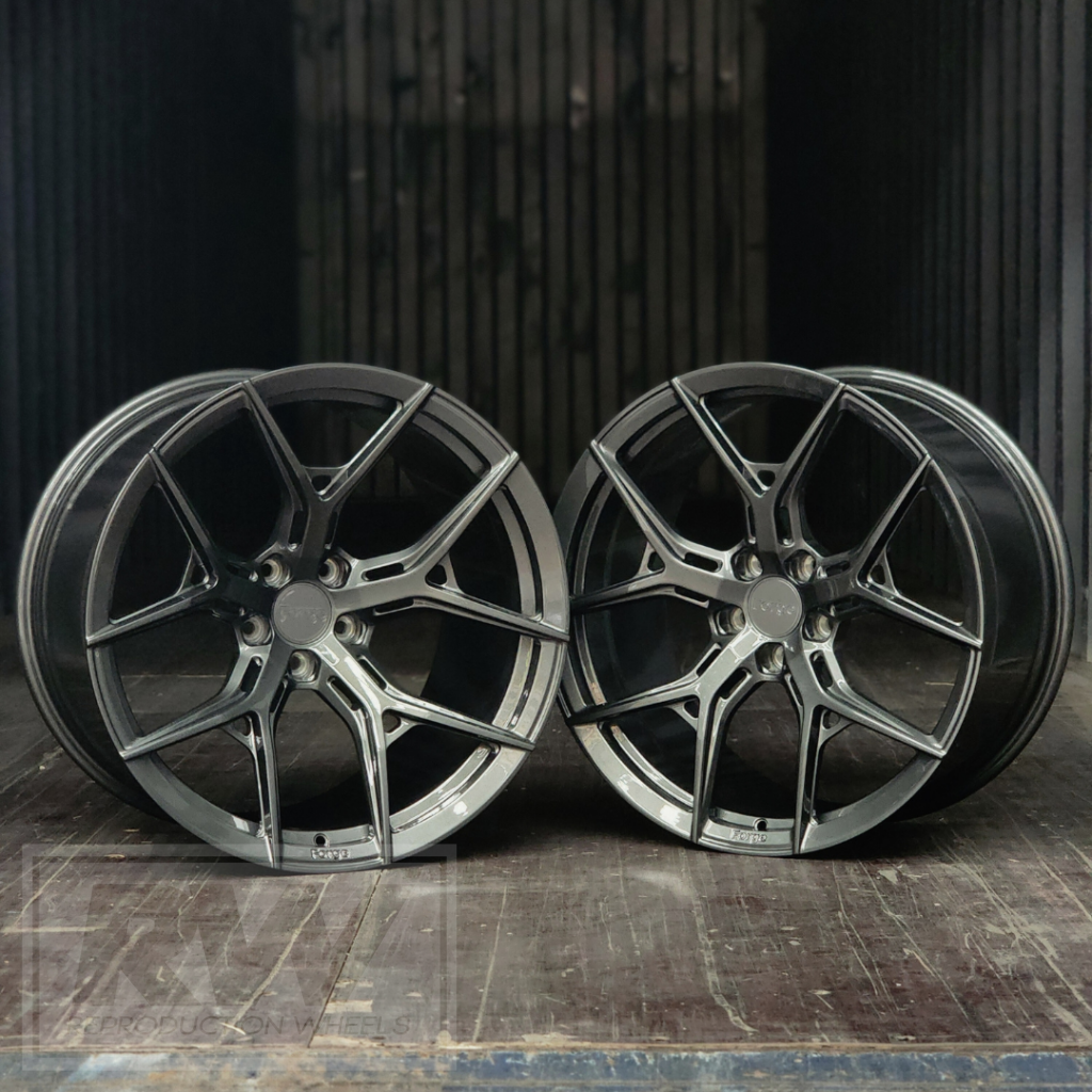 [FORGED] Nissan Skyline R35 GTR 20 inch Titanium Grey HF5 Style Wheel
