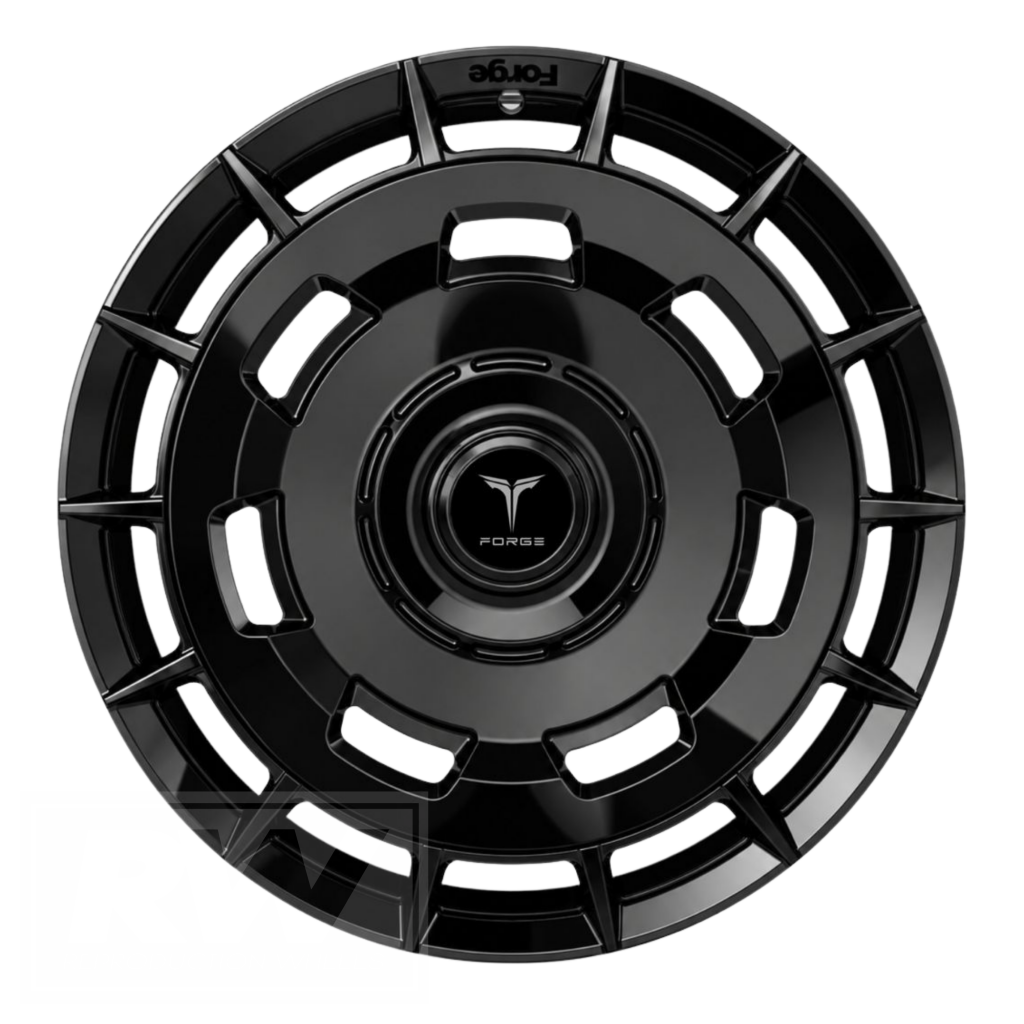 [FORGED] Tesla Y AeroVault 20 inch Gloss Black Wheel