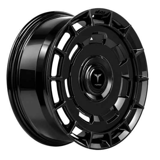 [FORGED] Tesla Y AeroVault 20 inch Gloss Black Wheel