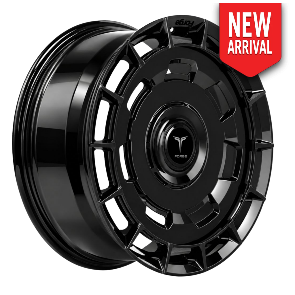 [FORGED] Tesla Y AeroVault 20 inch Gloss Black Wheel
