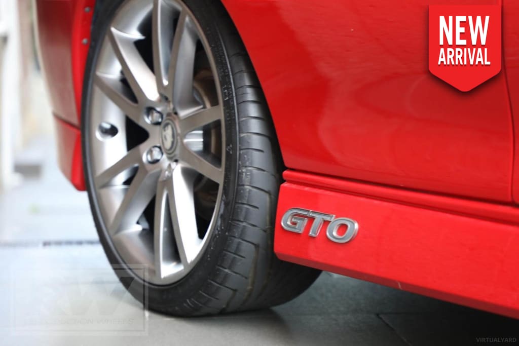 [FORGED] VZ GTO Coupe 19 inch Shadow Chrome REPLICA Wheels (PRE-VE)