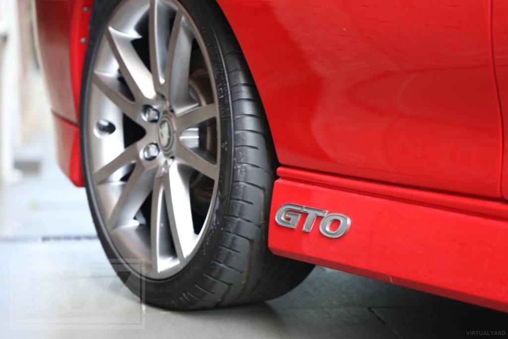 [FORGED] VZ GTO Coupe 19 inch Shadow Chrome REPLICA Wheels (PRE-VE)