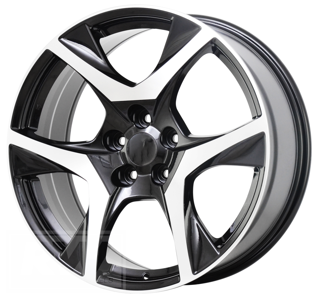 GEN-F2 Clubsport R8 20 inch Black Machined REPLICA Wheels