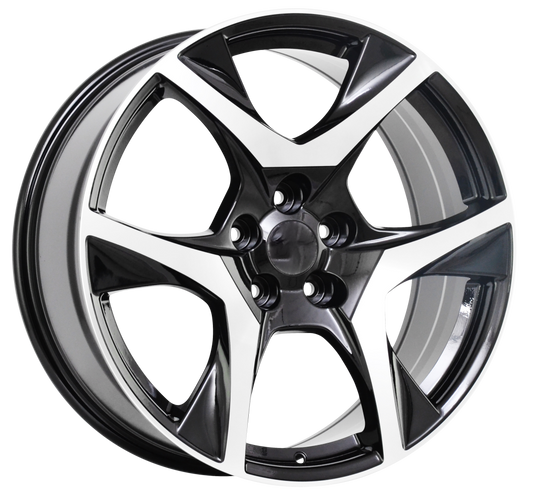 GEN-F2 Clubsport R8 20 inch Black Machined REPLICA Wheels