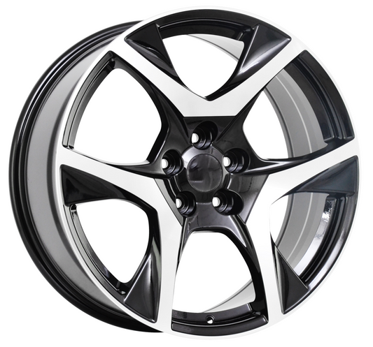 GEN-F2 Clubsport R8 20 inch Black Machined REPLICA Wheels