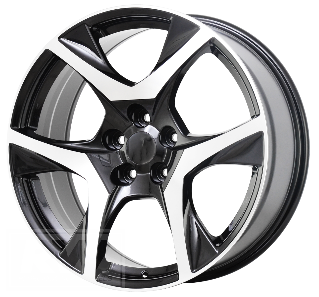 GEN-F2 Clubsport R8 20 inch Black Machined REPLICA Wheels