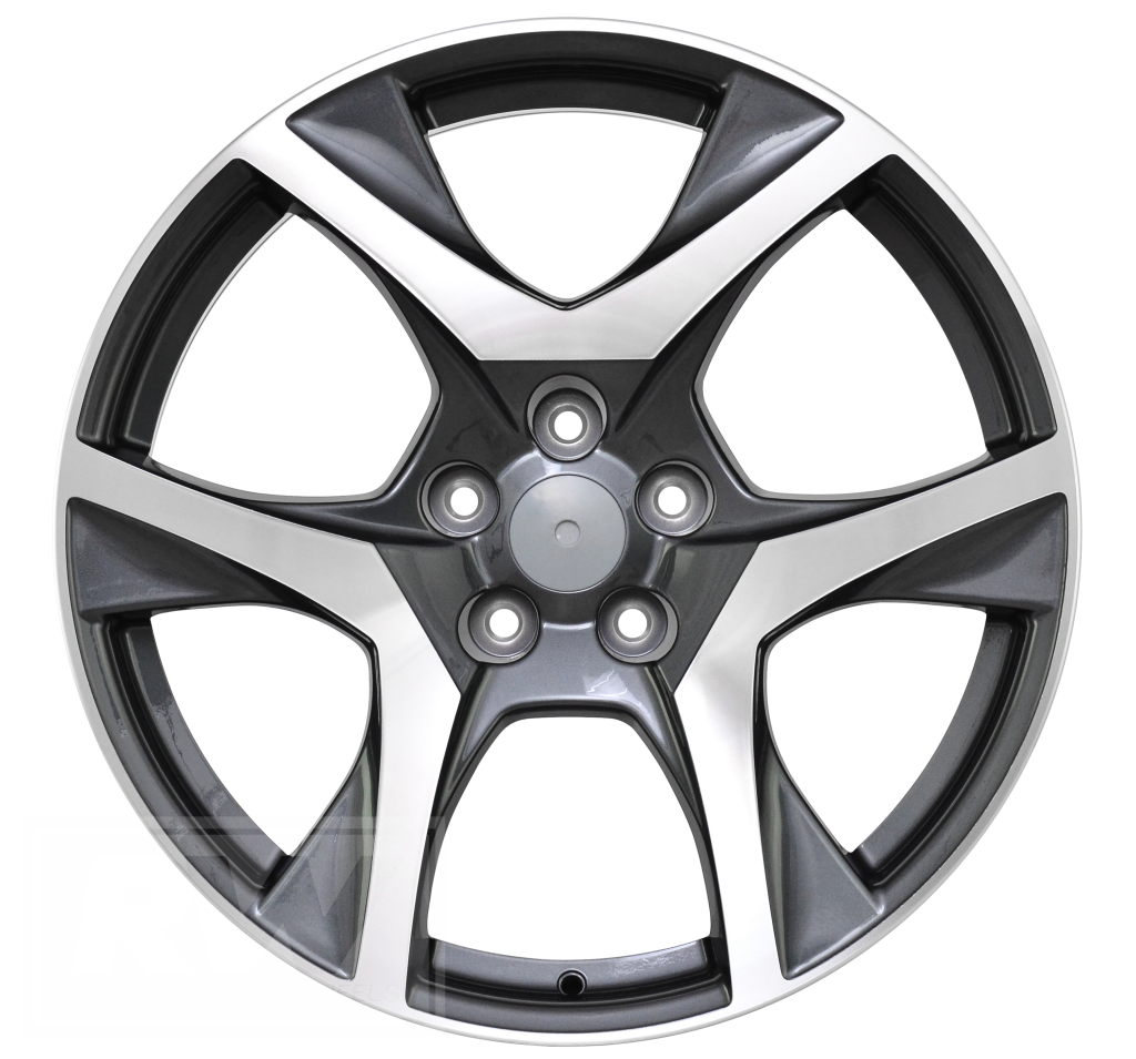 GEN-F2 Clubsport R8 20 inch Grey Machined REPLICA Wheels