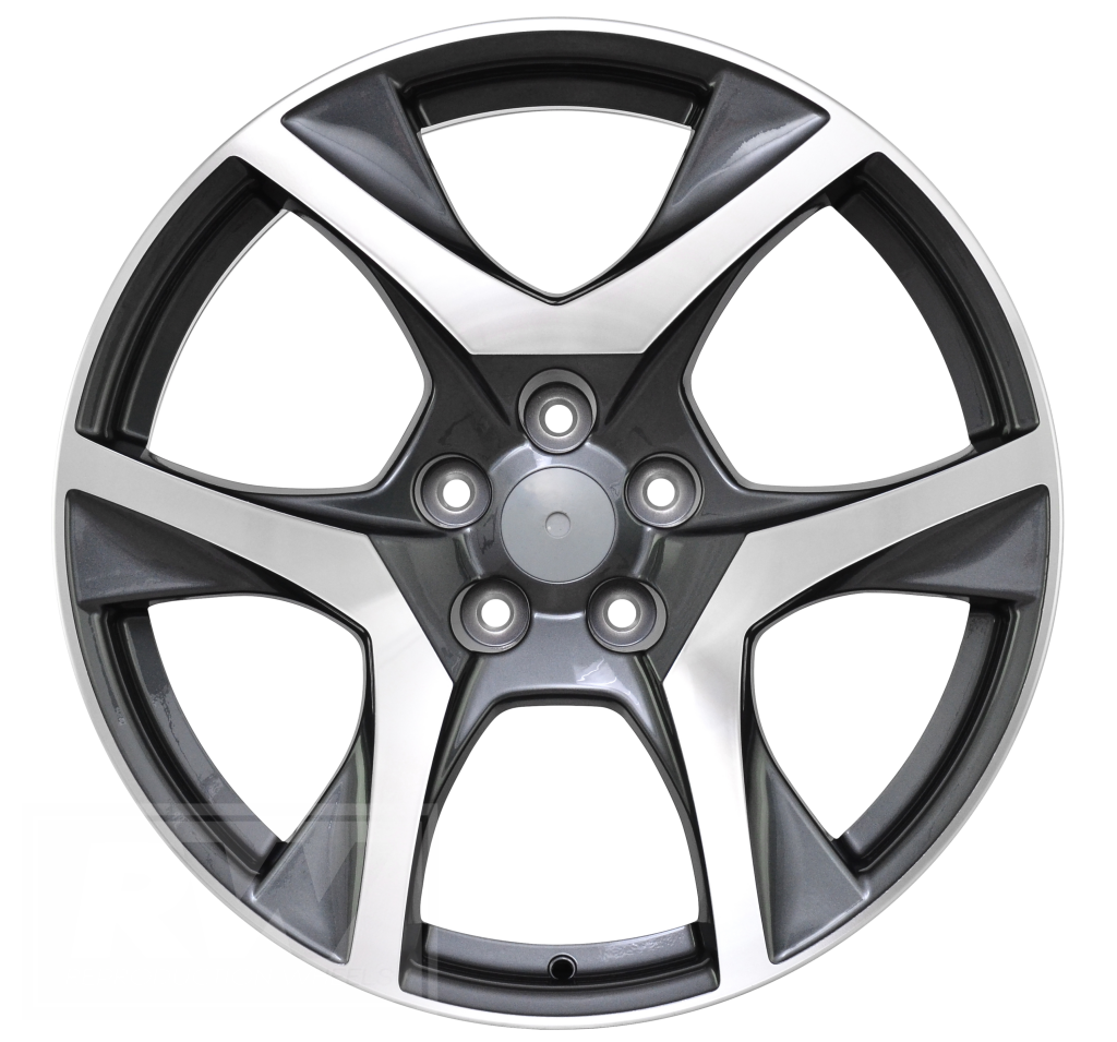 GEN-F2 Clubsport R8 20 inch Grey Machined REPLICA Wheels