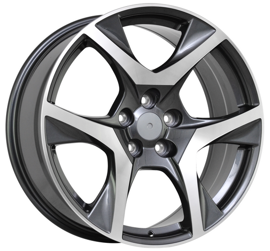 GEN-F2 Clubsport R8 20 inch Grey Machined REPLICA Wheels