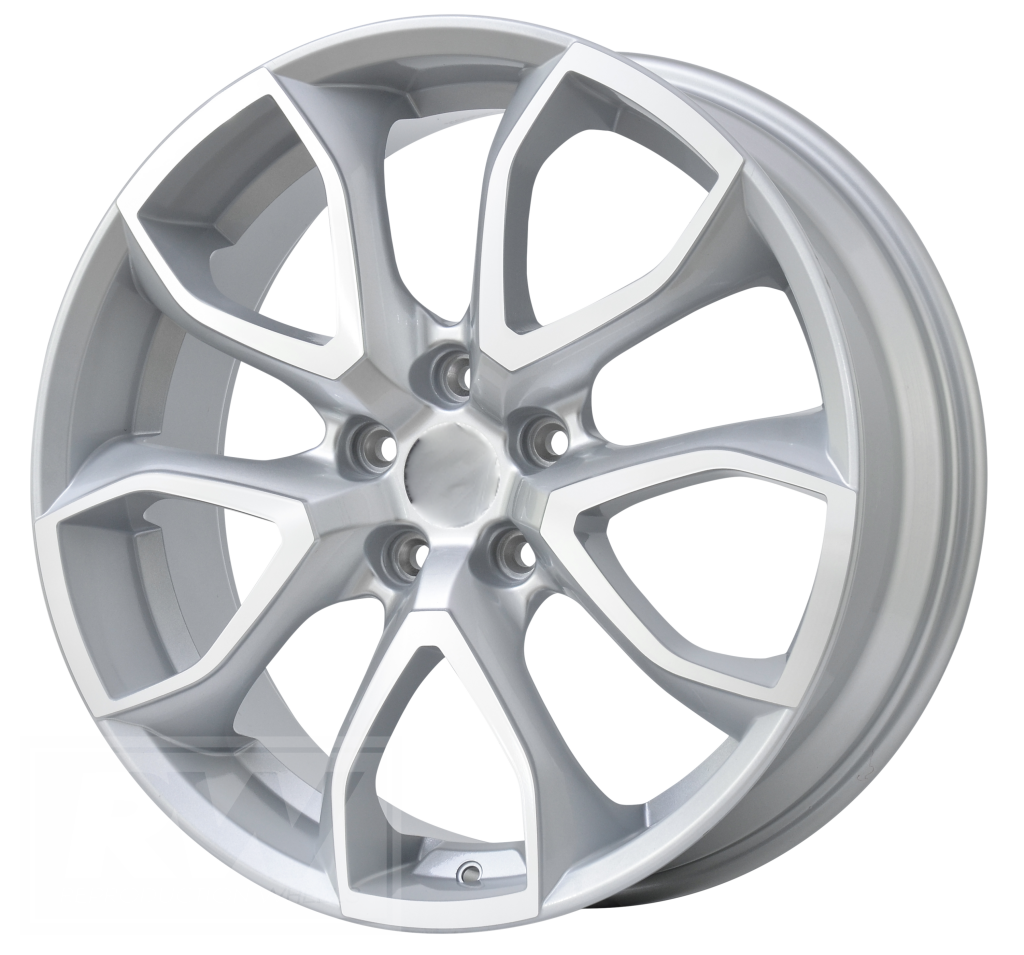 LS3 E-Series Pentagon 19 inch Silver Machined REPLICA Wheels