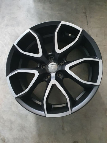 LS3 E-Series Pentagon 20 inch Black Machined REPLICA Wheels