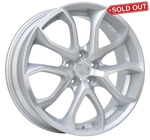 LS3 E-Series Pentagon 20 inch Silver Machined REPLICA Wheels