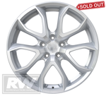 LS3 E-Series Pentagon 20 inch Silver Machined REPLICA Wheels