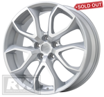 LS3 E-Series Pentagon 20 inch Silver Machined REPLICA Wheels