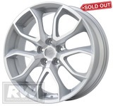 LS3 E-Series Pentagon 20 inch Silver Machined REPLICA Wheels