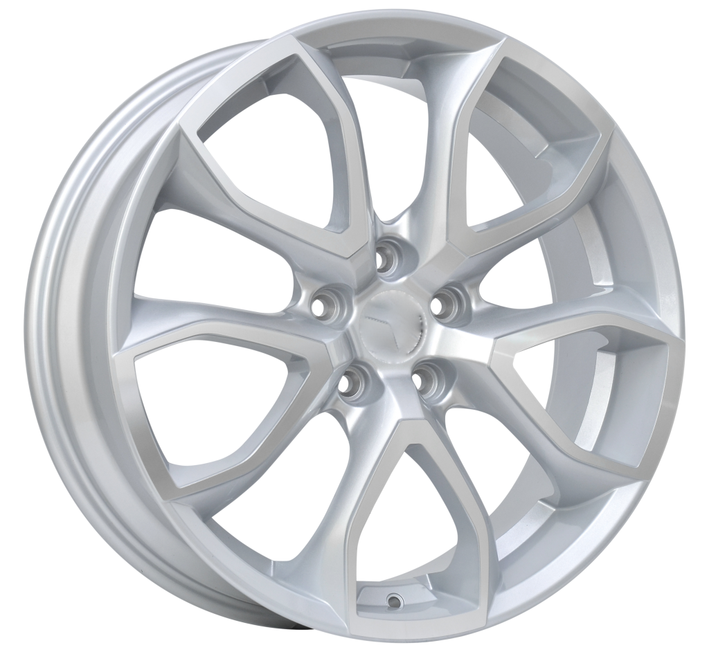 LS3 E-Series Pentagon 20 inch Silver Machined REPLICA Wheels