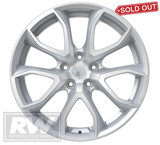 LS3 E-Series Pentagon 20 inch Silver Machined REPLICA Wheels