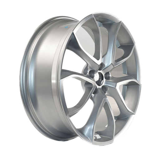 LS3 E-Series Pentagon 22 inch Silver Machined REPLICA Wheels