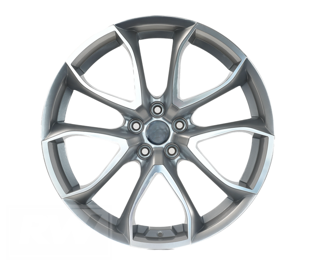 LS3 E-Series Pentagon 22 inch Silver Machined REPLICA Wheels