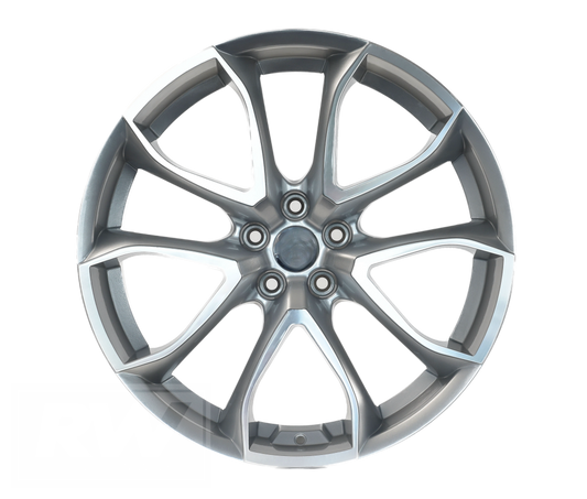 LS3 E-Series Pentagon 22 inch Silver Machined REPLICA Wheels