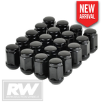 RW Black Acorn Lug Nut 12x1.5 35mm for Wheels