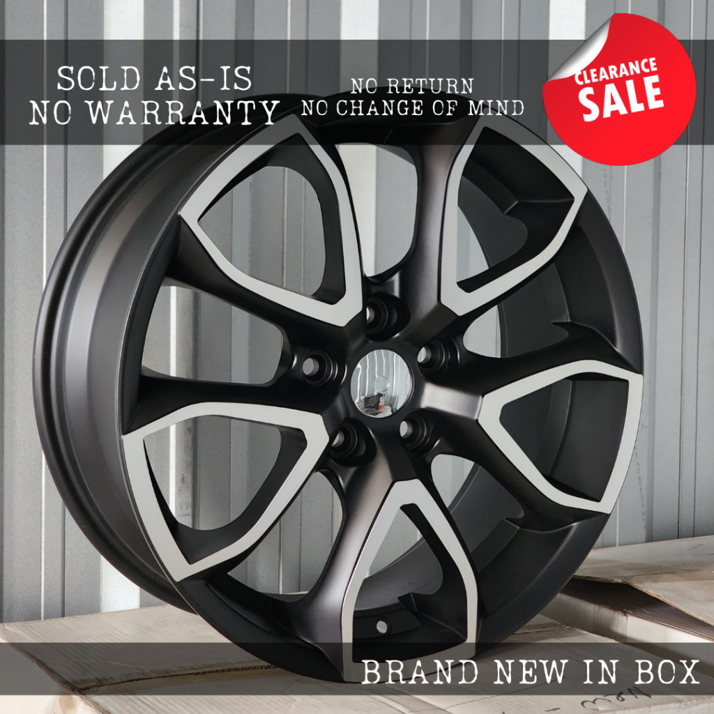 SOLD AS-IS VE Pentagon 19 inch Matte Black Machined REPLICA Wheels