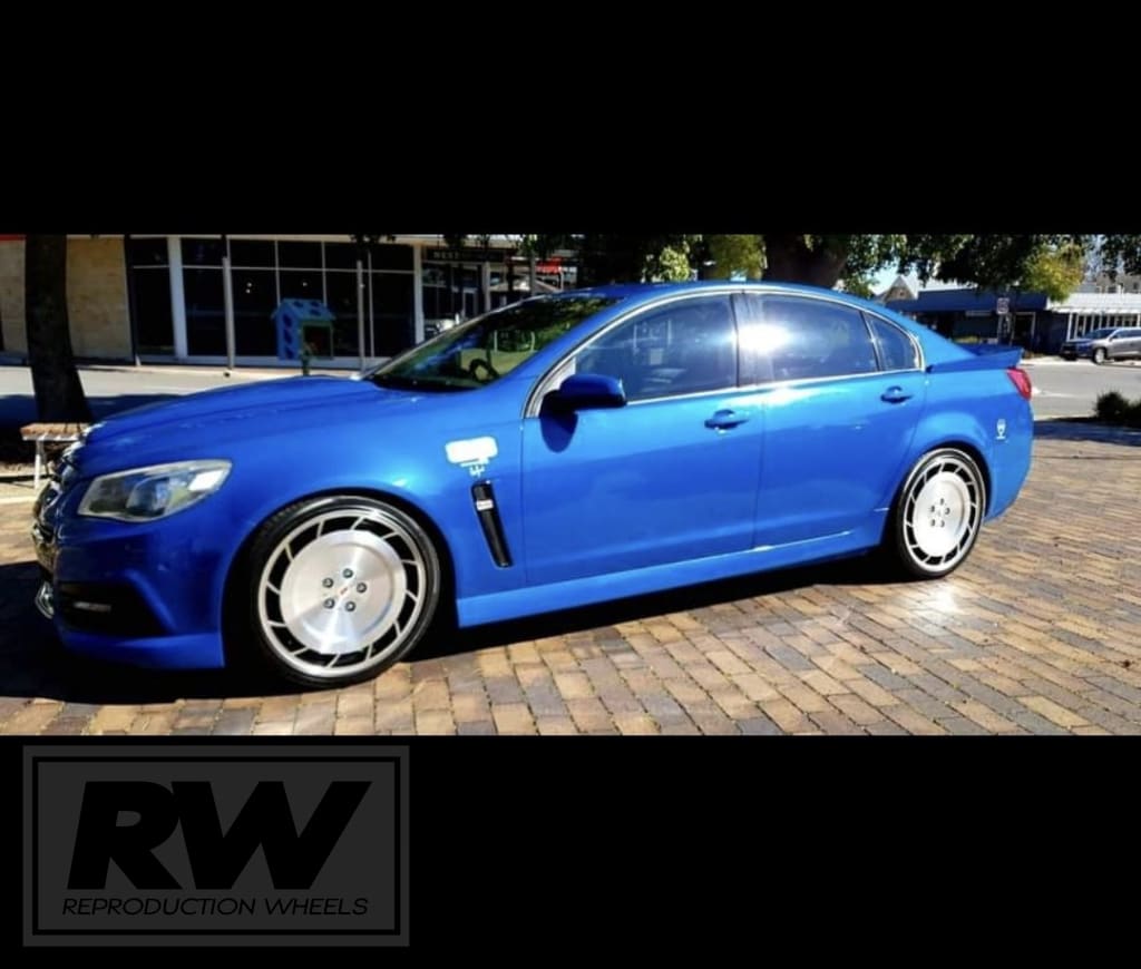 Reproduction Wheels | VK VE Group A AERO 20 inch Black Machined VE VF ...