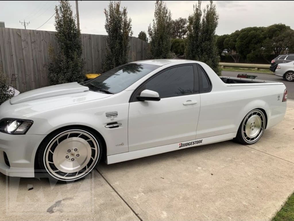 Reproduction Wheels | VK VE Group A AERO 20 inch Black Machined VE VF ...