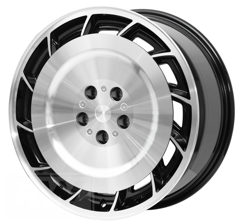 VK VE Group A AERO 19 inch Black Machined REPLICA Directional Wheels