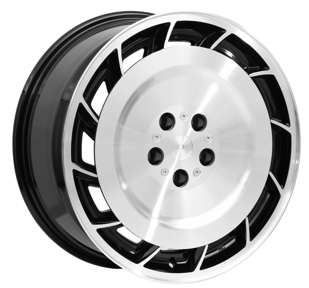 VK VE Group A AERO 19 inch Black Machined REPLICA Directional Wheels (PRE-VE)