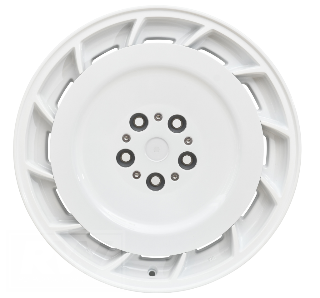 VK VE Group A AERO 19 inch White REPLICA Directional Wheels LEFT 19x8 + 38 Alloy Wheels