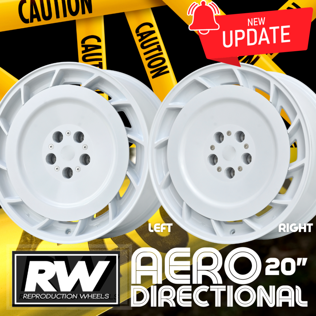 VK VE Group A AERO 20 inch White REPLICA Directional Wheels